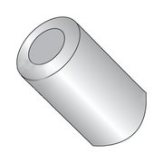 NEWPORT FASTENERS Round Spacer, #10 Screw Size, Plain Aluminum, 7/16 in Overall Lg, 0.192 in Inside Dia 352813